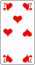 un 7 de coeur