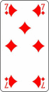 un 7 de carreau