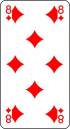 un 8 de carreau