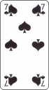 un 7 de pique