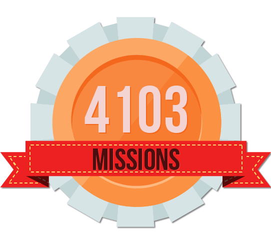 Exemple de m�daille : Missions